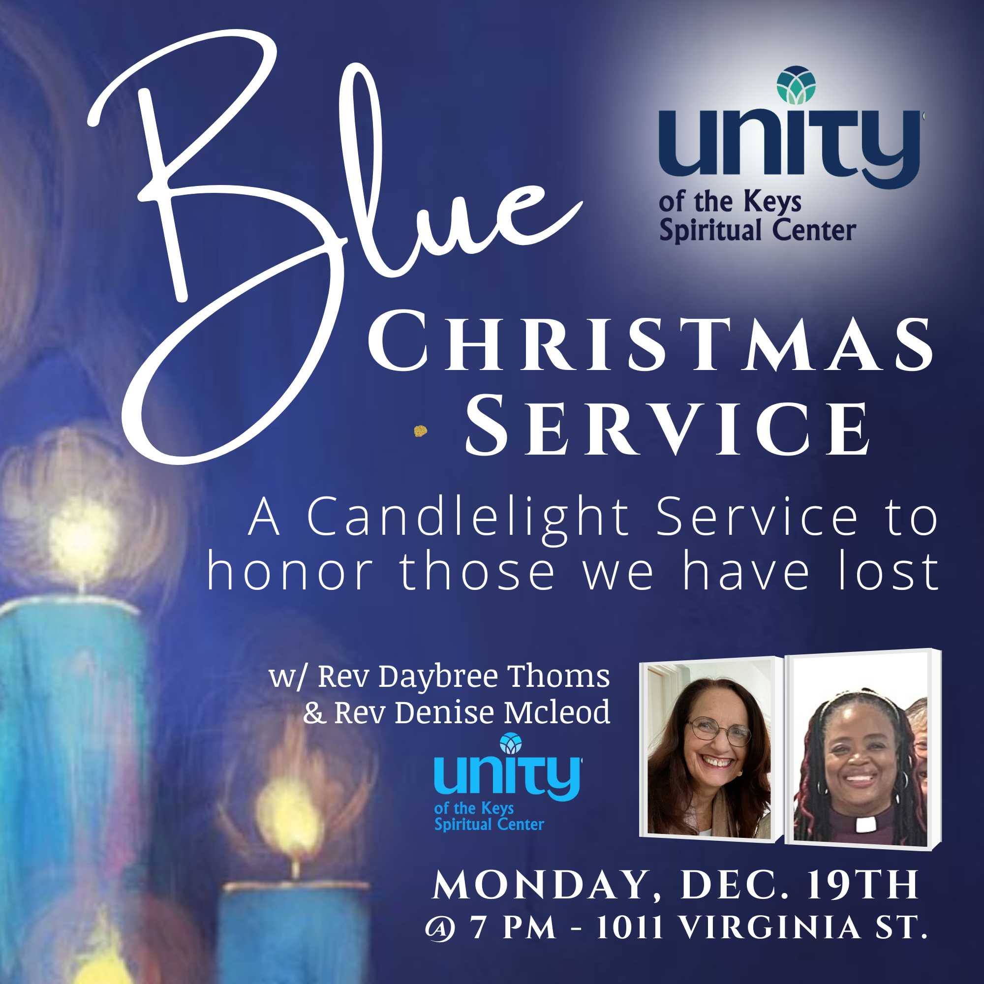 Blue Christmas Service Unity of the Keys Spiritual Center